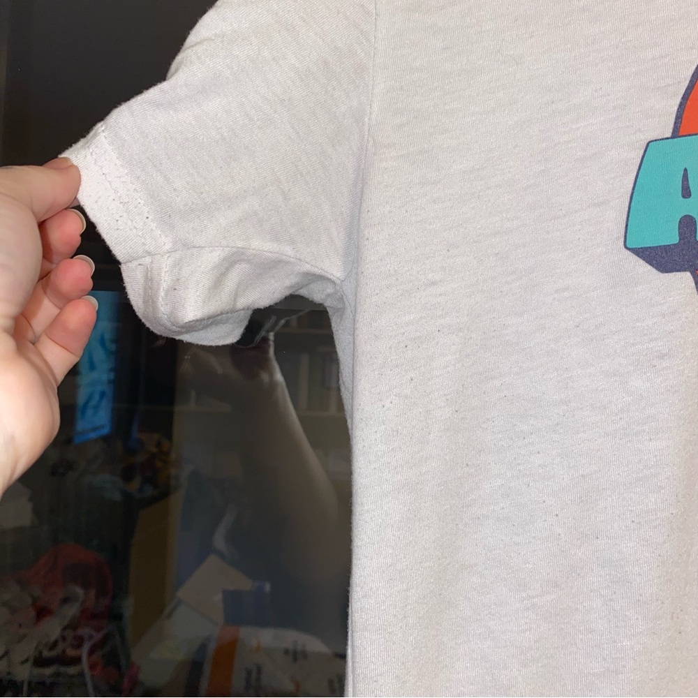 Alani Nu Retro Rainbow White Graphic T-Shirt - Picture 3 of 6